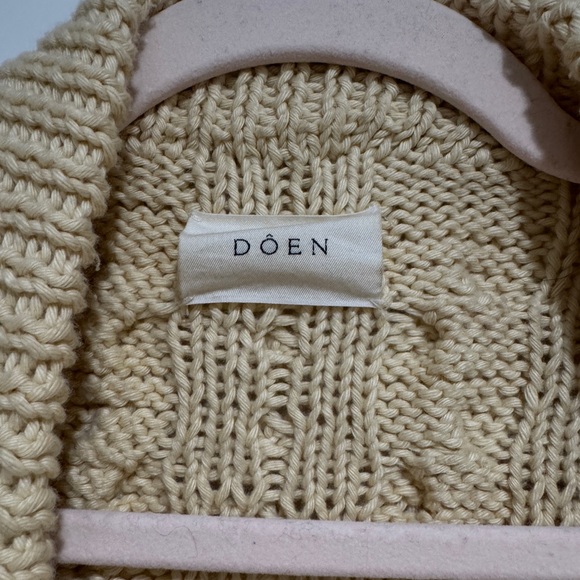Doen Cream Pomme Cardigan Sweater - Picture 6 of 7
